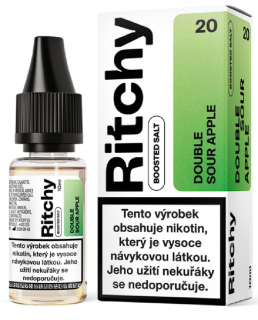 Ritchy Salt Double Sour Apple (Kyselé jablko) 10ml Obsah nikotinu: 10 mg