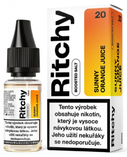 Ritchy Salt Sunny Orange Juice (Pomerančový džus) 10ml Obsah nikotinu: 20 mg