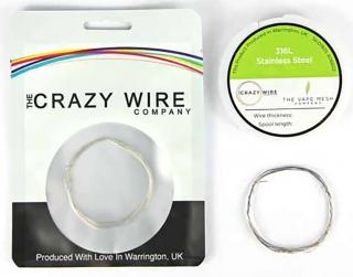 The Crazy Wire Company The Crazy Wire SS316L - Nerezový odporový drát 10m 39GA 0,1mm