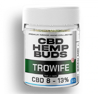 TroWife GH konopný květ s CBD Hmotnost: 100g