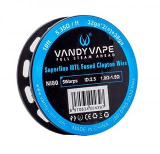 Vandy Vape Simple EX Superfine MTL Fused Clapton Ni80