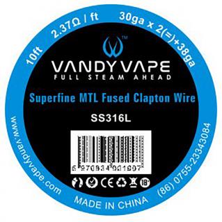 Vandy Vape Superfine MTL Fused Clapton SS316L