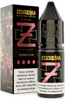 Zeus Juice Salt Vermilion (Mentolová třešeň) 10ml 20mg