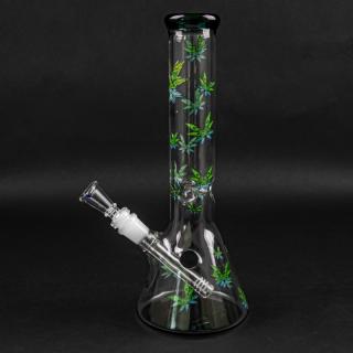 Bong Simax Black Leaf Leaffly Beaker 30 cm