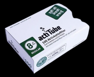 Cigaretové filtry Acti Tube 100ks regular 8mm