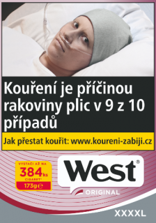 Cigaretový tabák West Red 173g