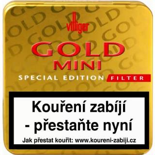 Doutníky Villiger Gold Mini Filter, 20ks