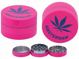 Drtič tabáku Amsterdam Pink 3x kov ∅4cm