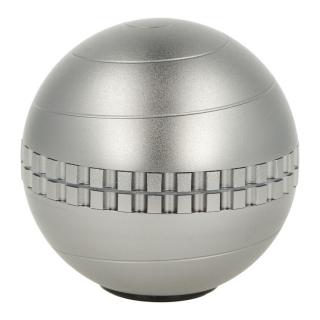 Drtič tabáku kovový Gyro Ball Chrome, 3.dílný, 62mm