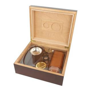 Humidor na doutníky SET 25, třešeň, 26x22,5x10,5cm