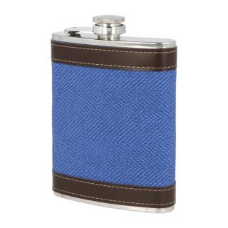 Placatka Blue Stripes, 7oz