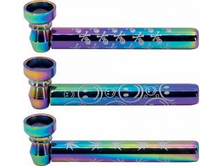 Skeněná šlukovka Rainbow s kovovým kotlíkem, 9,5cm