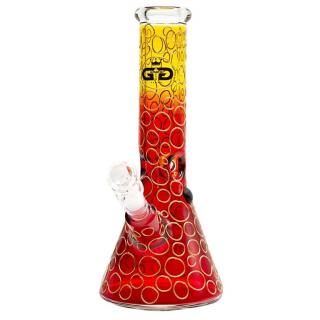 Skleněný bong Grace Glass Rainforest Beaker Red, 32cm