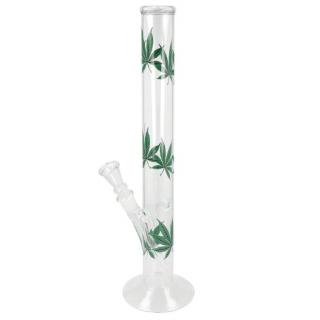 Skleněný bong Greenline Multi Leaf, 35cm