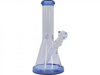 Skleněný bong Modrý Ice 24cm, 67570