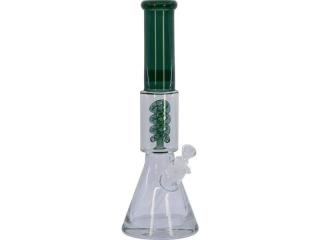 Skleněný bong s perkolací Green, 40cm