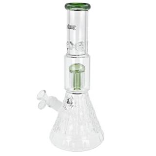 Skleněný bong s perkolací Super Heroes Beaker Vintage, 35cm