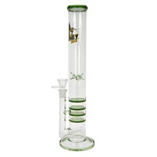 Skleněný bong s perkolací Super Heroes Straight Honey Bee, 42cm