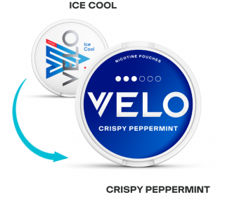 Velo Crispy Peppermint (Ice Cool )  10 mg