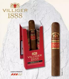 Villiger 1888 Robusto, 3ks