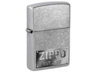 Zapalovač Zippo License Plate, mat