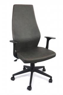Designová reprezentativní kancelářská židle, polohovací, do 120 kg, černá