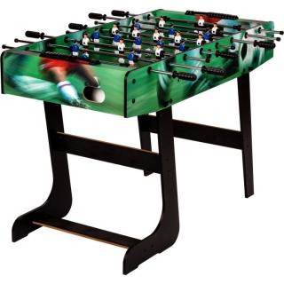 Dětský stolní fotbal malovaný se skládacím mechanismem, zelený, 20 kg