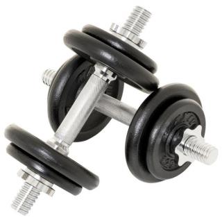 Kovová jednoruční činka set 2x10 kg
