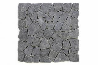 Mozaikový obklad z přírodního kamene andezit, tmavě šedá, 1 m2