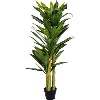 Umělá Dracena v květináči vysoká 120 cm jako živá, 81 listů