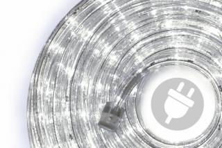 Voděodolná světelná hadice s LED diodami studeně bílá, do zásuvky, 10 m