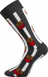 Barevné ponožky Defood hranolky - 39-42
