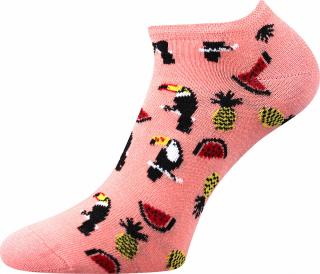 Barevné ponožky tukani kotník - 35-38