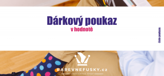 Dárkový poukaz pro muže -  vyberte si jakou hodnotu potřebujte - 100