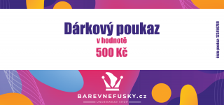 Dárkový poukaz vyberte si jakou hodnotu potřebujte - 1000