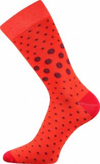 Ponožky Wearel puntíky  červené - 43-46