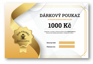 Dárkový poukaz 1000 Kč