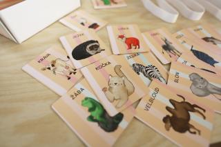 Čelovka - samostatné karty Zvířátka (ze základní verze) | Dva tátové