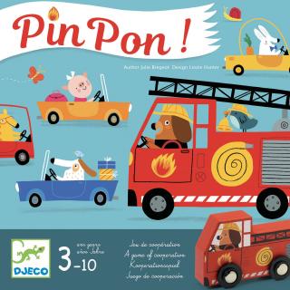 Kooperativní hra Výjezd hasičů - Pin Pon! | Djeco