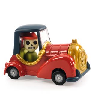 Kovové autíčko Crazy motors - Red skull | Djeco