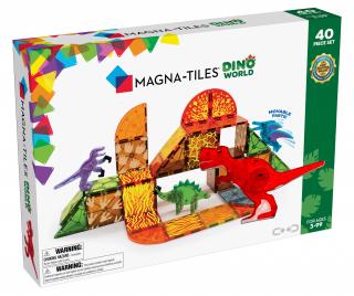 Magnetická stavebnice Dinosauři - 40 dílů | Magna Tiles