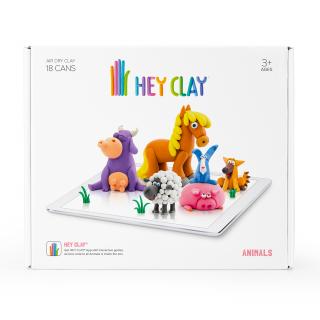 Modelína Hey Clay - Farma, 6 postaviček | TM toys