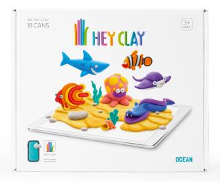 Modelína Hey Clay - Podmořský svět, 6 postaviček | TM toys