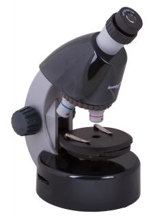 Opravdový mikroskop pro děti se sadou pro malé badatele Levenhuk Barva: Šedivá