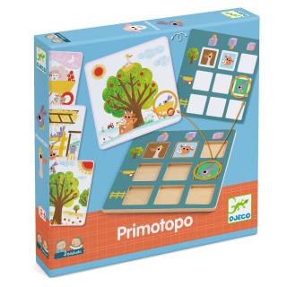 Primotopo - dřevěná hra na rozvoj logiky a řeči | Djeco