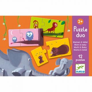 Puzzle duo - Mláďátka a jejich rodiče|Djeco