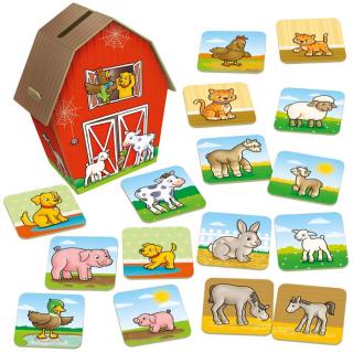Rodinky zvířátek na farmě (hra od 2 let) | Orchard toys