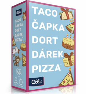 Taco, čapka, dort, dárek, pizza | Albi