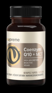 Bioaktivní Coenzym Q10 + MCT 60 kapslí NUPREME