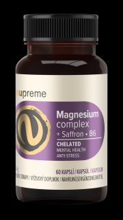 Magnesium + šafrán chelát 60 kapslí NUPREME